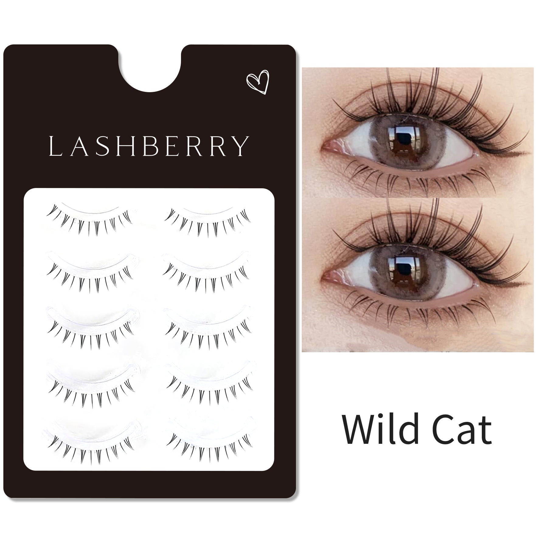 Strip Lower Lashes Wild Cat